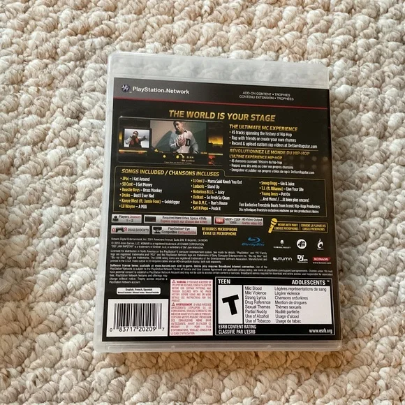 PS3 Def Jam RAPSTAR game and microphone - Picture 5 of 6